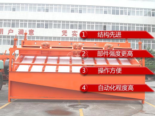 高频筛性能特点