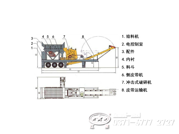可移动颚式破碎机组成
