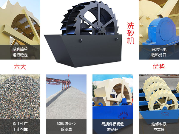 碎石灰洗砂机优势介绍