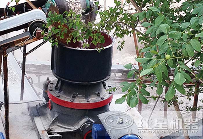 湖北黄冈单缸圆锥破碎生产线